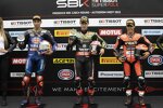Toprak Razgatlioglu, Jonathan Rea und Michael Ruben Rinaldi 