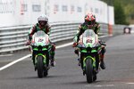 Jonathan Rea und Alex Lowes 