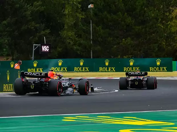Max Verstappen, Sergio Perez Titel-Bild zur News: Max Verstappen, Sergio Perez
