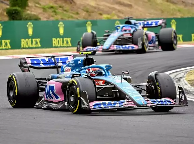 Titel-Bild zur News: Esteban Ocon, Fernando Alonso
