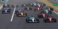 Formel-1-Start beim Grand Prix von Ungarn 2022 auf dem Hungaroring bei Budapest