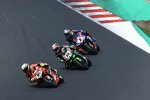 Alvaro Bautista, Jonathan Rea und Toprak Razgatlioglu 