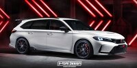 Honda Civic Type R Kombi Rendering