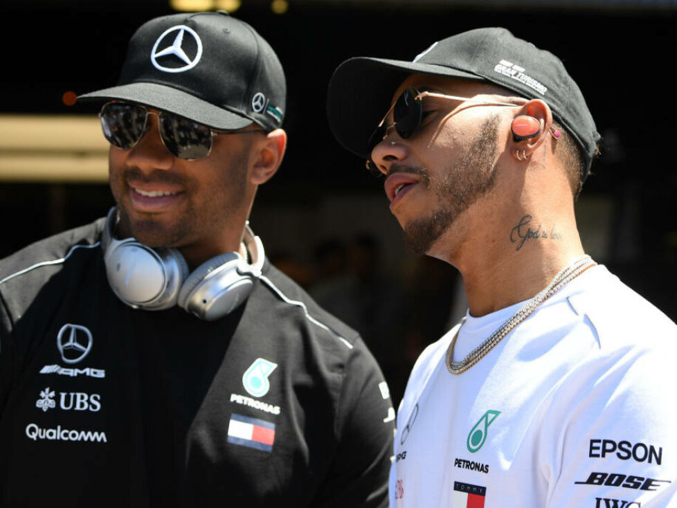 Russell Wilson, Lewis Hamilton