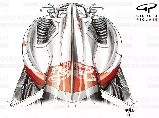 Die überarbeiteten Seitkästen des Haas VF-22 Titel-Bild zur News: Die überarbeiteten Seitkästen des Haas VF-22
