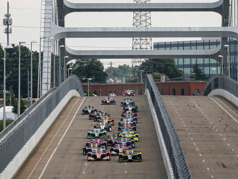 Start zum IndyCar-Rennen in Nashville 2021