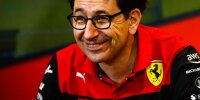 Bild zum Inhalt: Ferrari-Teamchef Binotto zieht Bilanz: "Gibt nichts, das wir ändern müssten"