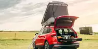 Bild zum Inhalt: Skoda Enyaq iV kommt in Großbritannien als FestEVal-Camper