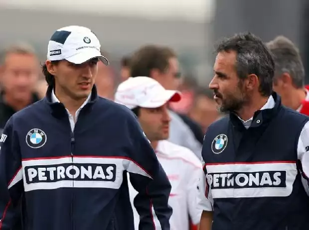 Nick Heidfeld, Robert Kubica und Beat Zehnder Titel-Bild zur News: Nick Heidfeld, Robert Kubica und Beat Zehnder