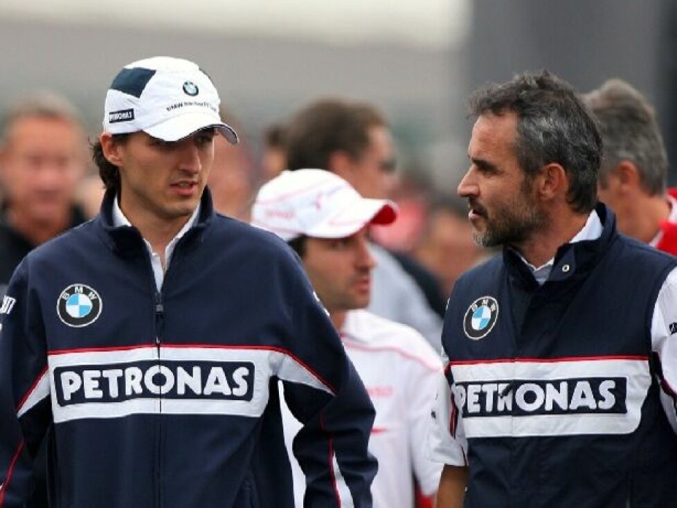 Nick Heidfeld, Robert Kubica und Beat Zehnder