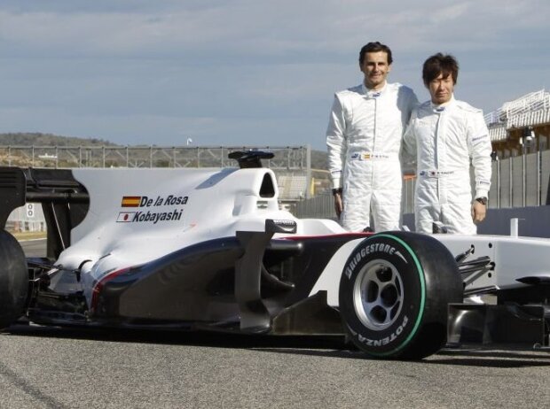 Pedro de la Rosa, Kamui Kobayashi Pedro de la Rosa, Kamui Kobayashi