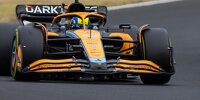 Lando Norris im McLaren MCL36 beim Formel-1-Rennen in Ungarn 2022