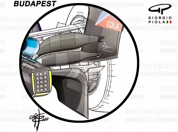 Titel-Bild zur News: Der in Budapest von Red bull eingesetzte Beam-Wing