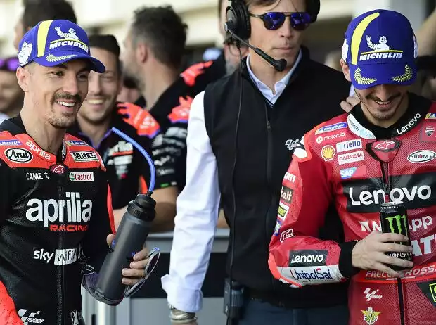 Maverick Vinales, Francesco Bagnaia Titel-Bild zur News: Maverick Vinales, Francesco Bagnaia
