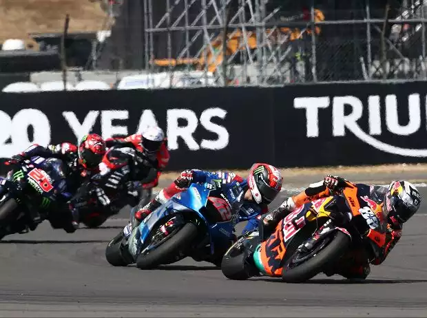 Miguel Oliveira, Alex Rins, Fabio Quartararo Titel-Bild zur News: Miguel Oliveira, Alex Rins, Fabio Quartararo