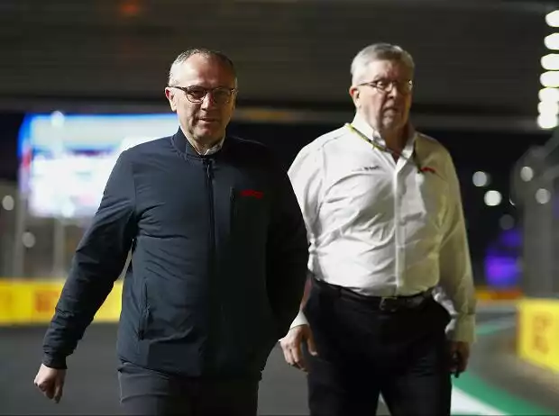 Stefano Domenicali, Ross Brawn Titel-Bild zur News: Stefano Domenicali, Ross Brawn