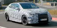 Bild zum Inhalt: Mercedes-AMG EQE 53 SUV bei Testfahrten am Nürburgring erwischt