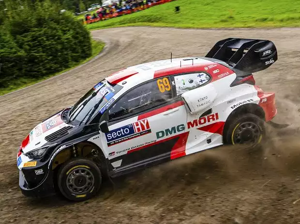 Kalle Rovanperä im Toyota in Finnland Titel-Bild zur News: Kalle Rovanperä im Toyota in Finnland