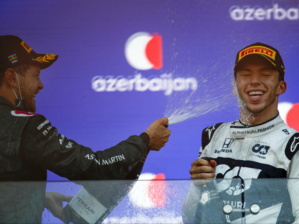 Sebastian Vettel, Pierre Gasly