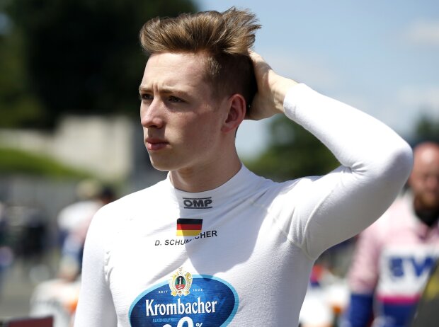 Titel-Bild zur News: DTM-Pilot David Schumacher, der 2022 für das Mercedes-Team Winward fährt