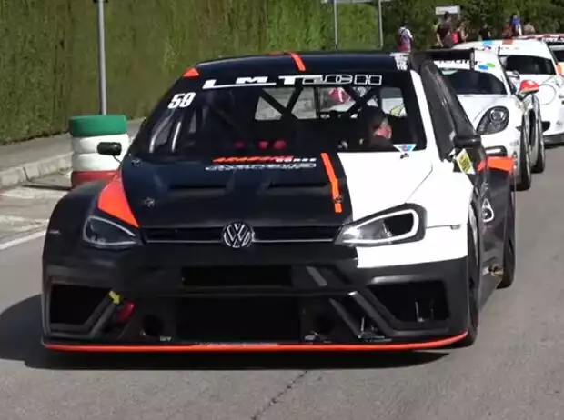 VW Golf R Hillclimb-Auto Titel-Bild zur News: VW Golf R Hillclimb-Auto