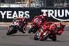 Bild zum Inhalt: Italienische Momente in Silverstone: Ducati und Aprilia schreiben Geschichte