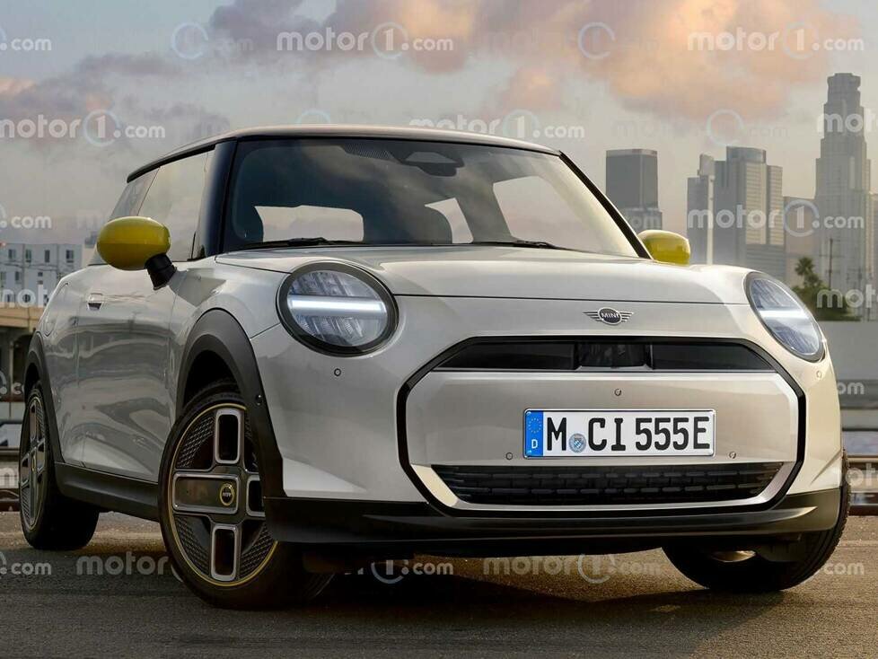 Mini Cooper (2023) Motor1-Rendering