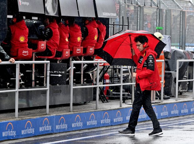 Titel-Bild zur News: Ferrari-Teamchef Mattia Binotto