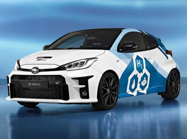 Titel-Bild zur News: Der Toyota GR Yaris H2 steht vor seinem Debüt im Rallyesport
