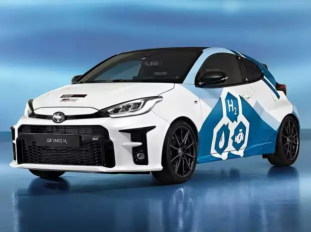 Der Toyota GR Yaris H2 steht vor seinem Debüt im Rallyesport Titel-Bild zur News: Der Toyota GR Yaris H2 steht vor seinem Debüt im Rallyesport