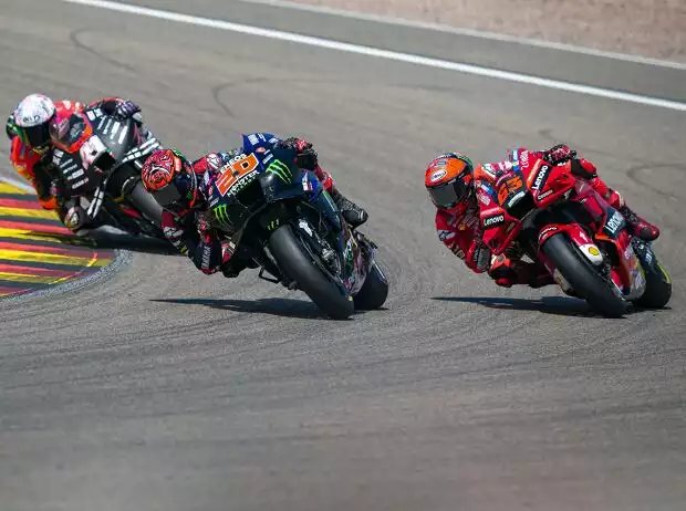 Fabio Quartararo, Francesco Bagnaia, Aleix Espargaro Titel-Bild zur News: Fabio Quartararo, Francesco Bagnaia, Aleix Espargaro