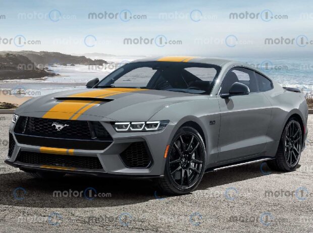 2024 Ford Mustang Motor1 Unofficial Rendering 