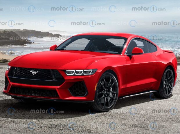 2024 Ford Mustang Motor1 Unofficial Rendering 