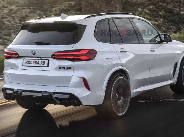 BMW X5 M (2023) als inoffizielles Rendering 