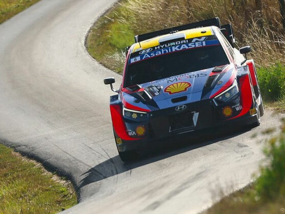 Ott Tänak (Hyundai) bei der Ypern-Rallye in Belgien 2022