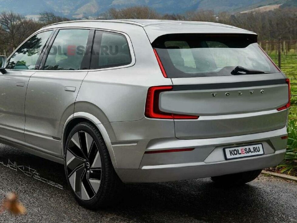 Volvo XC90-Rendering der nächsten Generation basierend auf Patentbildern