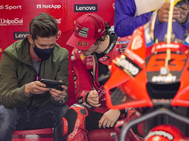 Casey Stoner, Francesco Bagnaia Casey Stoner, Francesco Bagnaia