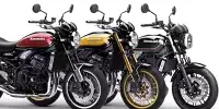 Bild zum Inhalt: Kawasaki zeigt Z650RS, Z900RS und Z900RS SE mit Updates für 2023