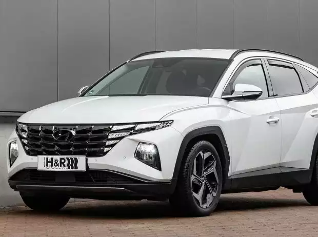 Hyundai Tucson Hybrid ix35 2WD mit Sportfedern Titel-Bild zur News: Hyundai Tucson Hybrid ix35 2WD mit Sportfedern