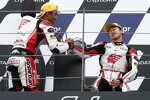 Ai Ogura (Honda Team Asia), Somkiat Chantra (Honda Team Asia)
