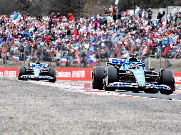 Esteban Ocon, Fernando Alonso Titel-Bild zur News: Esteban Ocon, Fernando Alonso