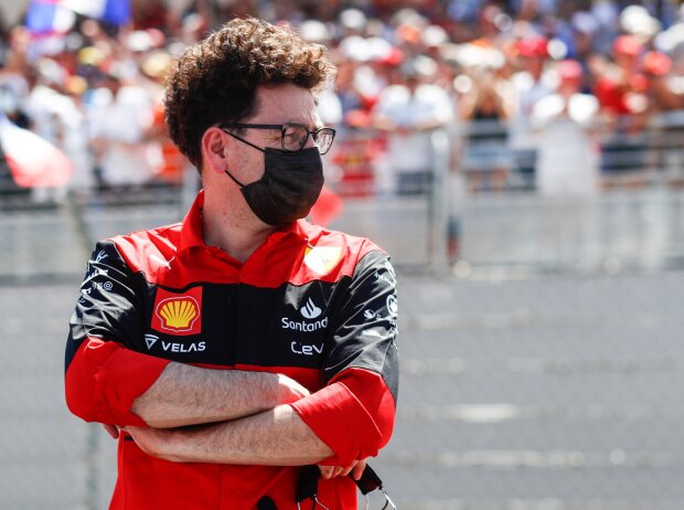 Titel-Bild zur News: Ferrari-Teamchef Mattia Binotto