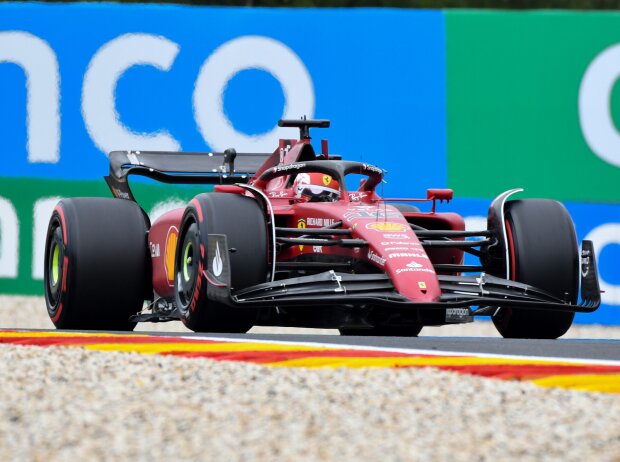 Titel-Bild zur News: Charles Leclerc (Ferrari F1-75) beim Training zum Formel-1-Rennen in Belgien 2022