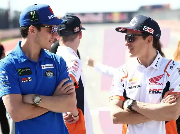 Titel-Bild zur News: Joan Mir, Marc Marquez