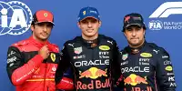 Bild zum Inhalt: F1-Qualifying Belgien: Verstappen Schnellster, aber Sainz auf Pole!