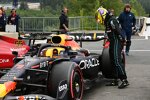 Lewis Hamilton (Mercedes) und Max Verstappen (Red Bull) 