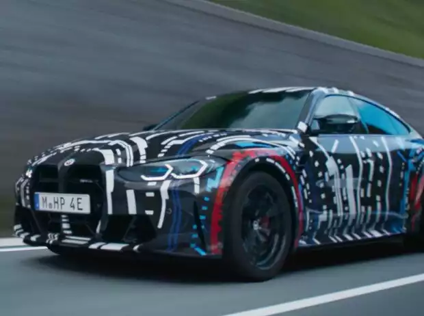 BMW-Versuchsfahrzeug auf Basis des i4 mit vier Elektromotoren Titel-Bild zur News: BMW-Versuchsfahrzeug auf Basis des i4 mit vier Elektromotoren