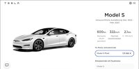 Tesla Model S in Deutschland wieder konfigurierbar