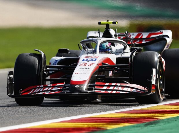Titel-Bild zur News: Mick Schumacher im Haas VF-22 beim Grand Prix von Belgien 2022 in Spa