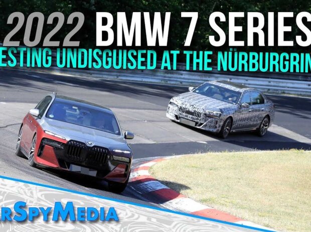 Titel-Bild zur News: BMW 7er Testfahrten auf dem Nürburgring